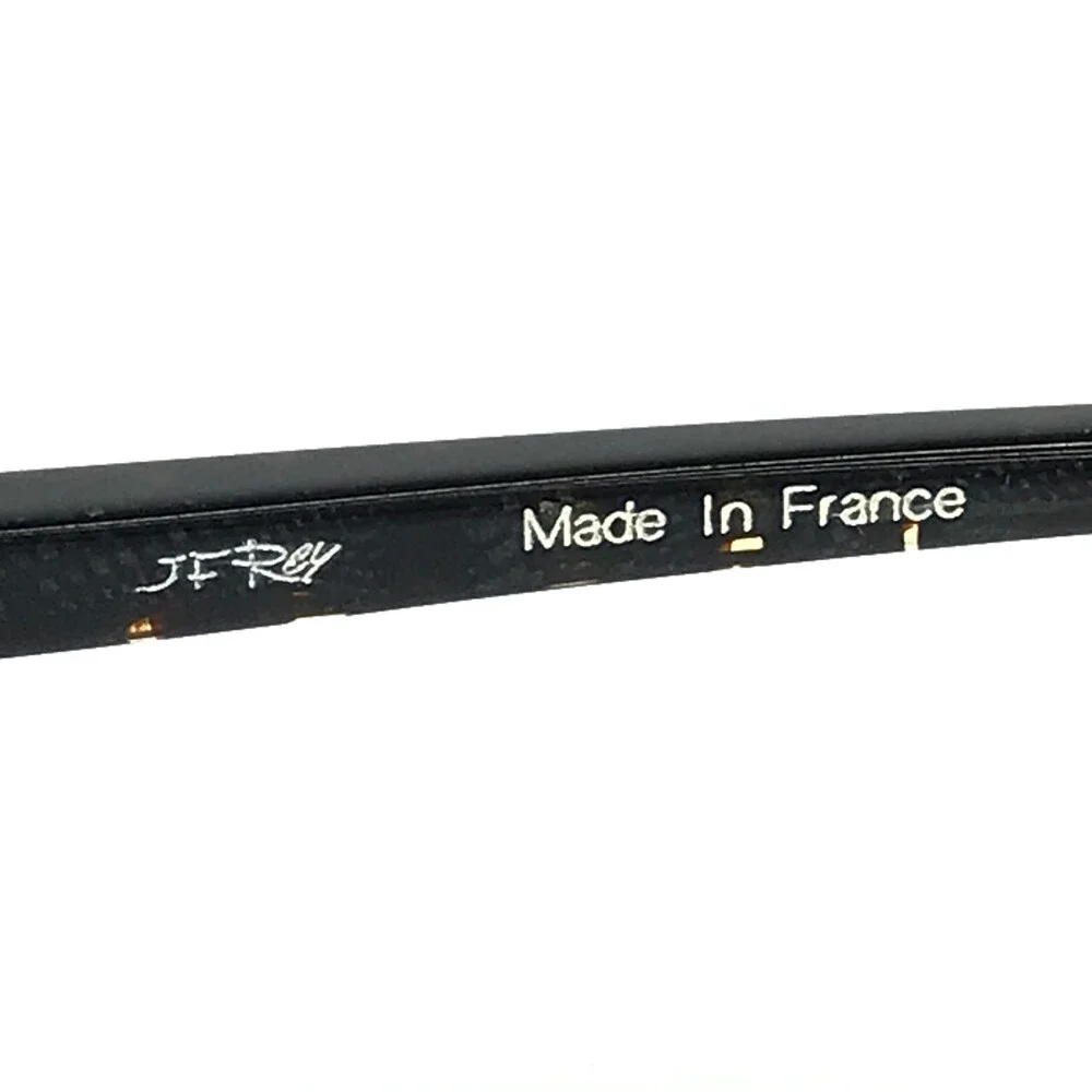 J. F. Rey Eyeglasses Frames JF2963 4390 Black Brown Red Rectangle 53-17-148
